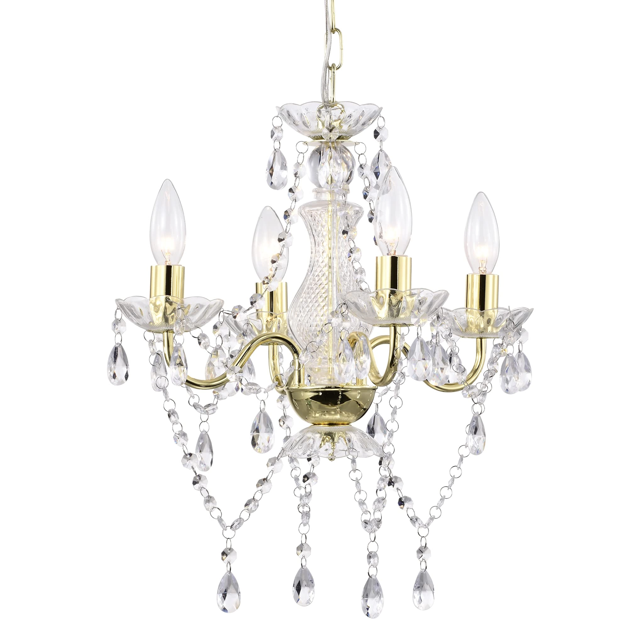 Mini Crystal Chandelier - 17 inches