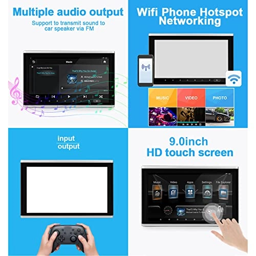 Car Headrest Video Player - 4K 9 Inch