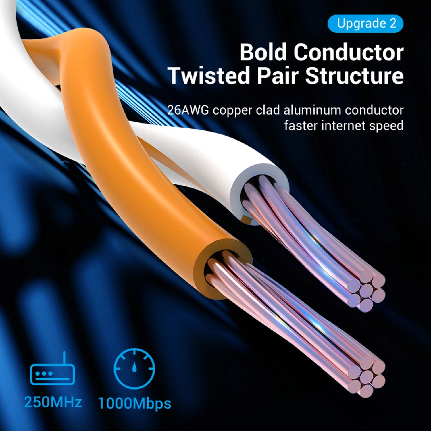 Cat.6 UTP Patch Cable - 1 m