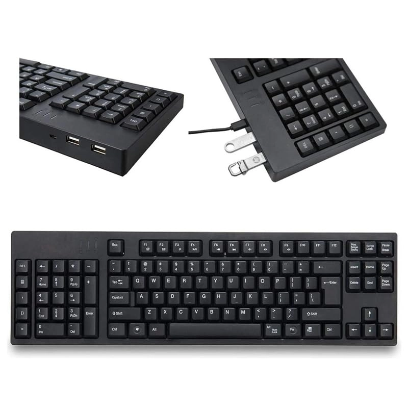 Wired Keyboard with Touchpad - USB