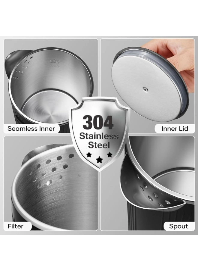Portable Stainless Steel Electric Kettle