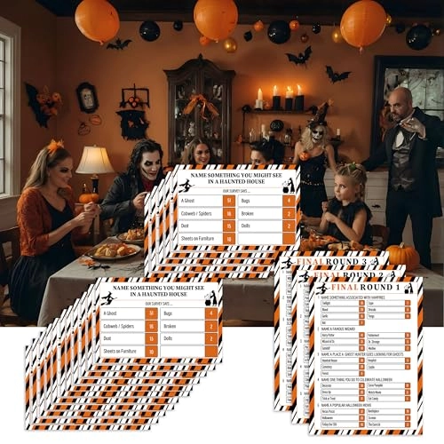 Halloween Feud Game - 15 years and up 18 pieces