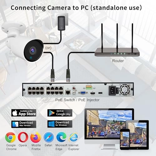 5mp bullet ip camera poe