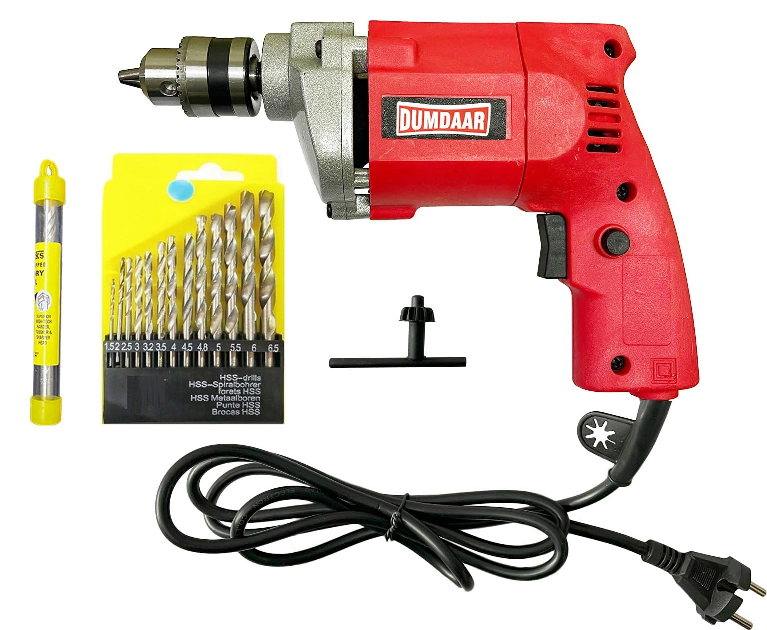 Electric Drill - 350w 10mm RED