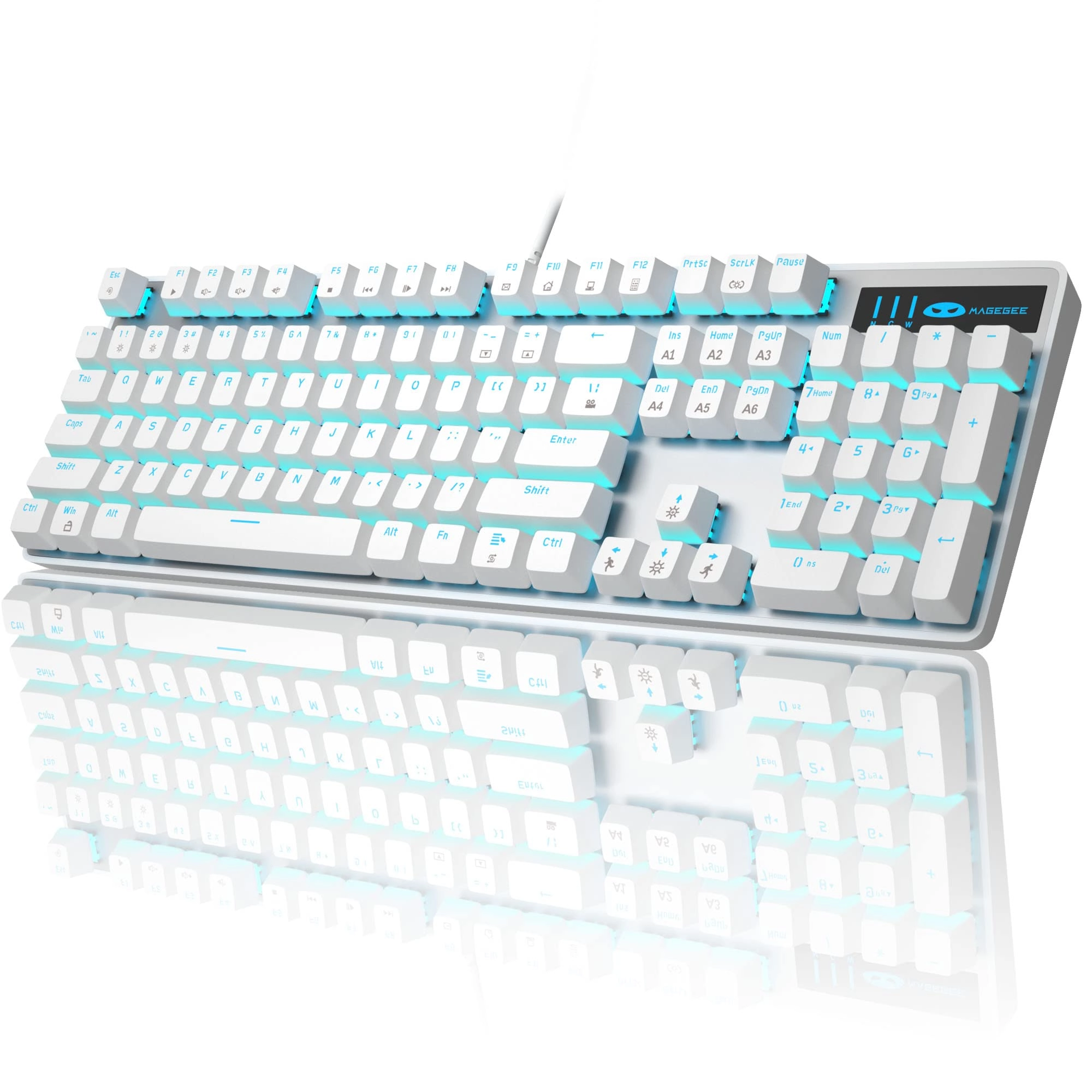 MageGee Mechanical Gaming Keyboard - Standard Wired/Wireless