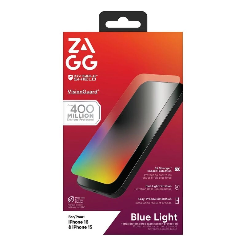 Visionguard Tempered Glass Screen Protector for iPhone 16