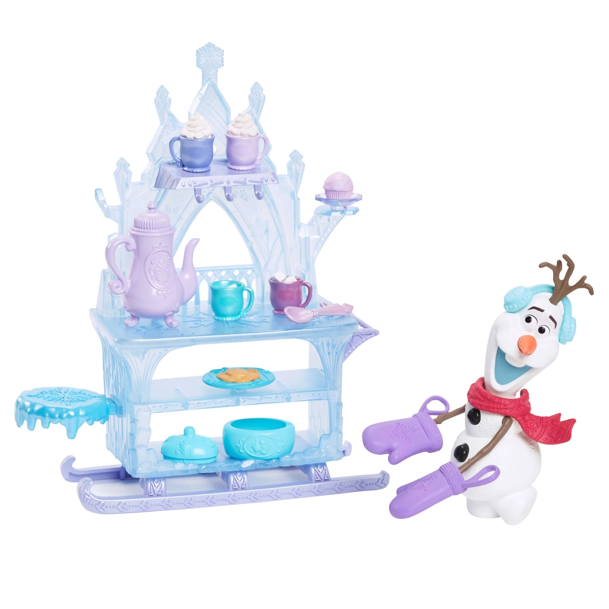 Mattel Olaf Treat Sleigh Playset - 15 accessories Frozen Winterfest Ages 3+