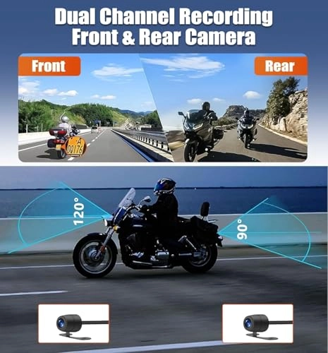 Motorcycle Dash Cam - 720P/480P 25 f/s
