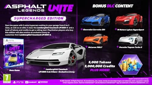 Asphalt Legends: Unite Supercharged Edition - PlayStation 5