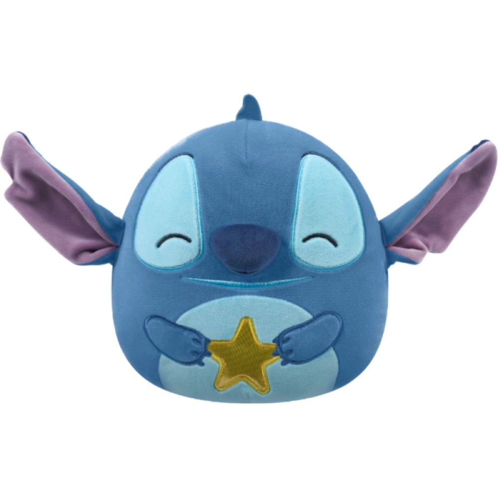 Squishmallows Disney Stitch Holding Starfish Plush Toy