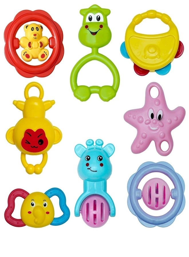 Bubble Ludo + Rattle Toy - 8 pieces