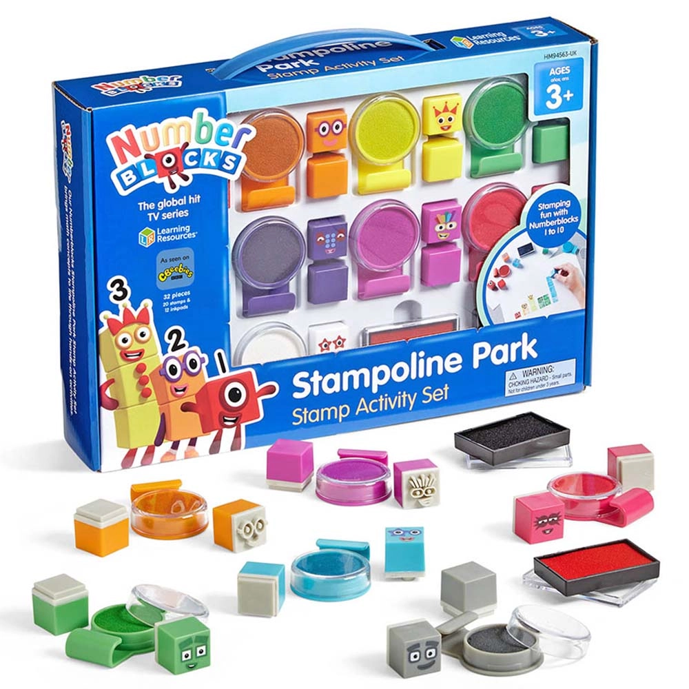 Numberblocks Stamp Activity Set - Suitable for 3 years & above 32 pieces