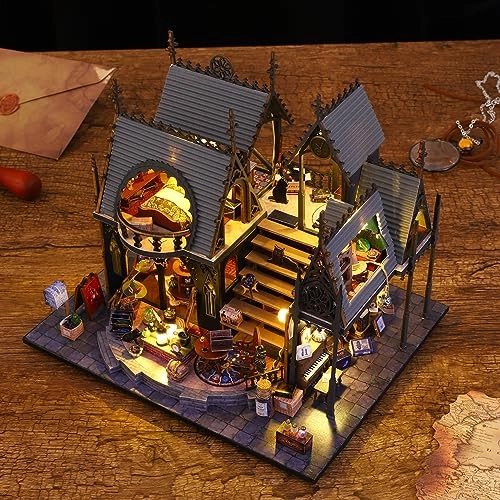 Luna Magic House - LED Lights Paper Plastic Wood