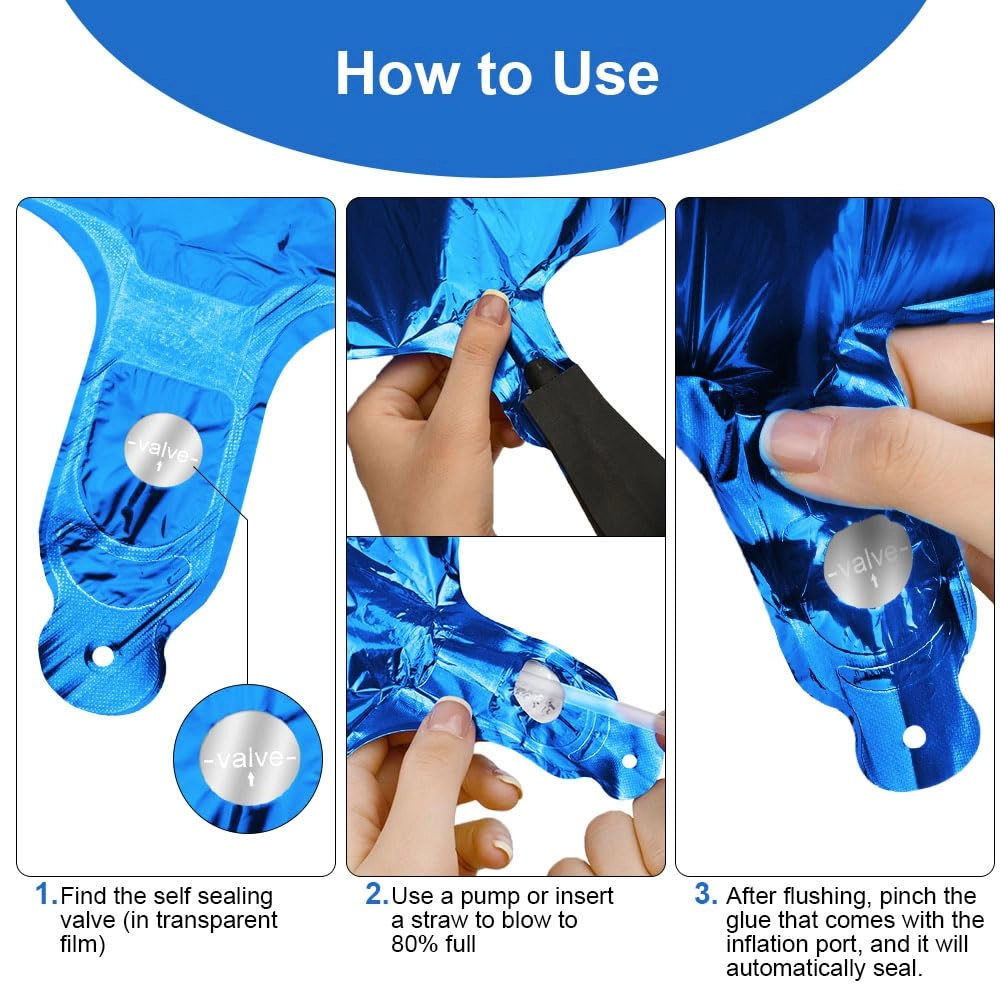 Number 65 Balloons - 2 Birthday