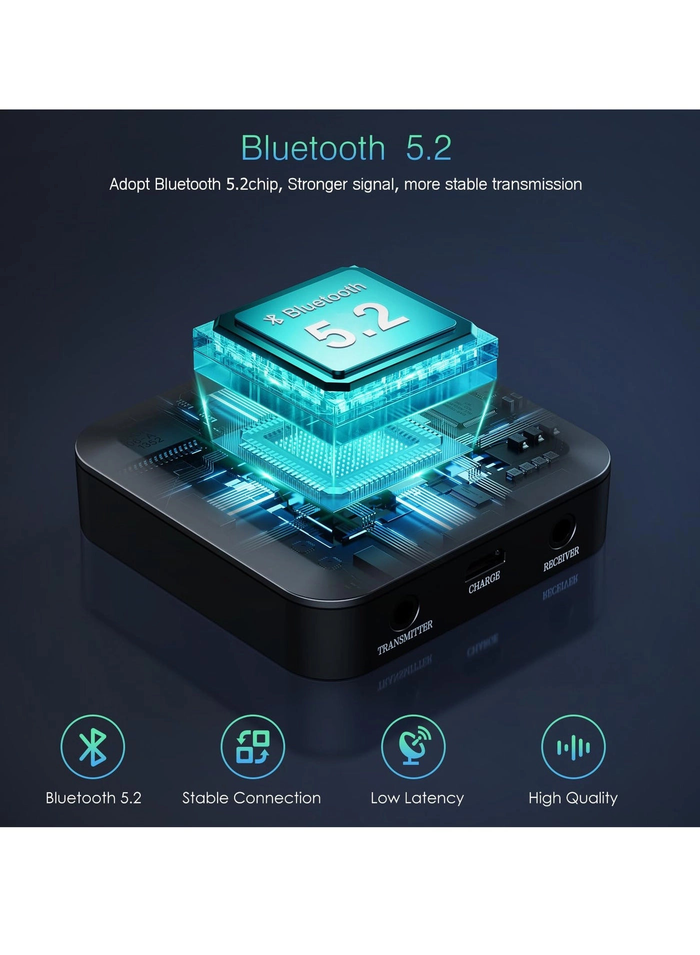 Bluetooth Adapter - 5.2+EDR USB/AUX USB 5V