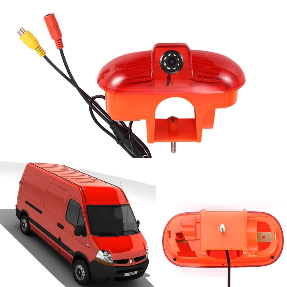Third Roof Top Mount Brake Lamp Light Rear View Backup Camera - Night vision Wireless 628 x 586