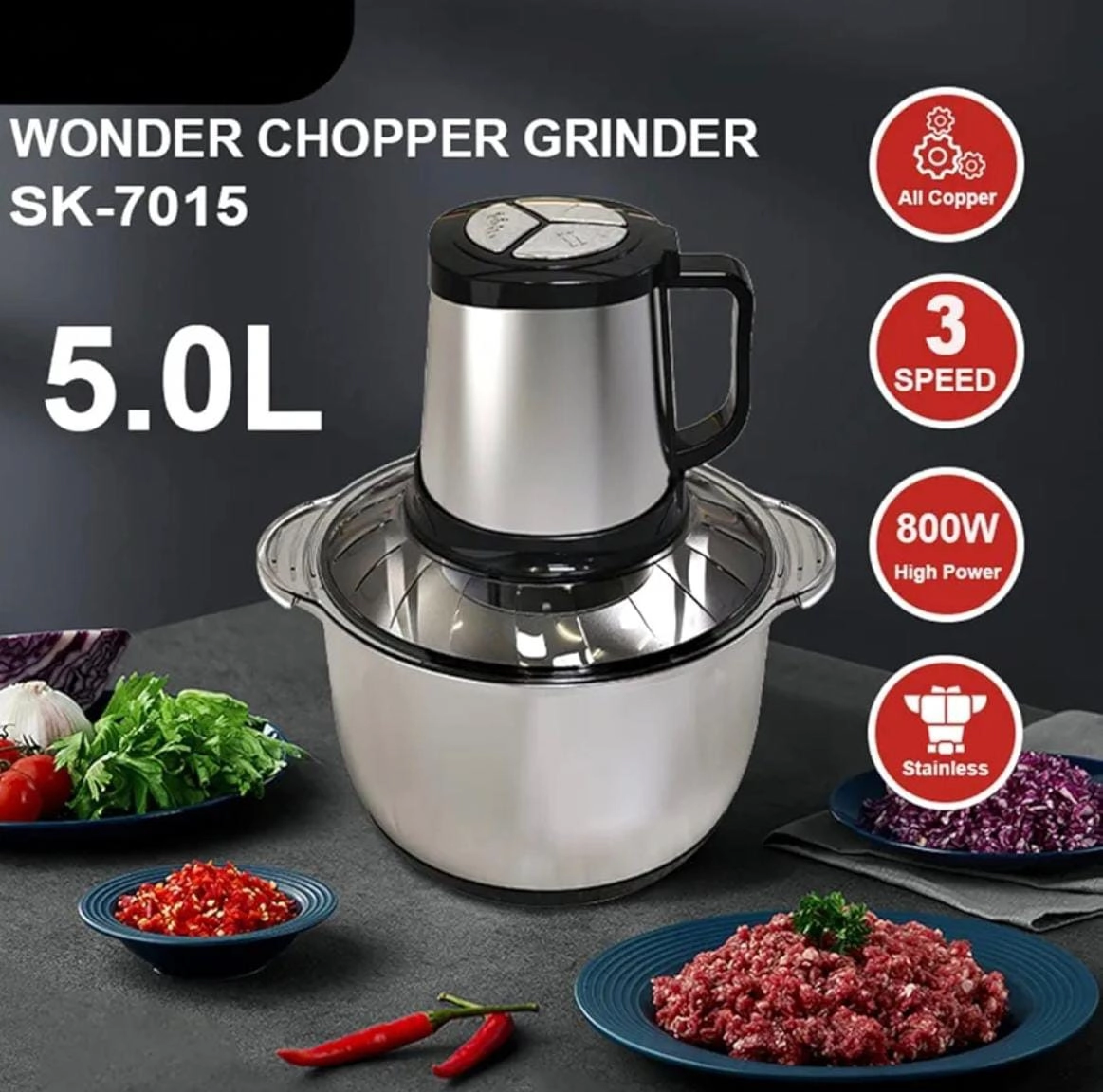 Food Chopper & Mincer Grinder Blender