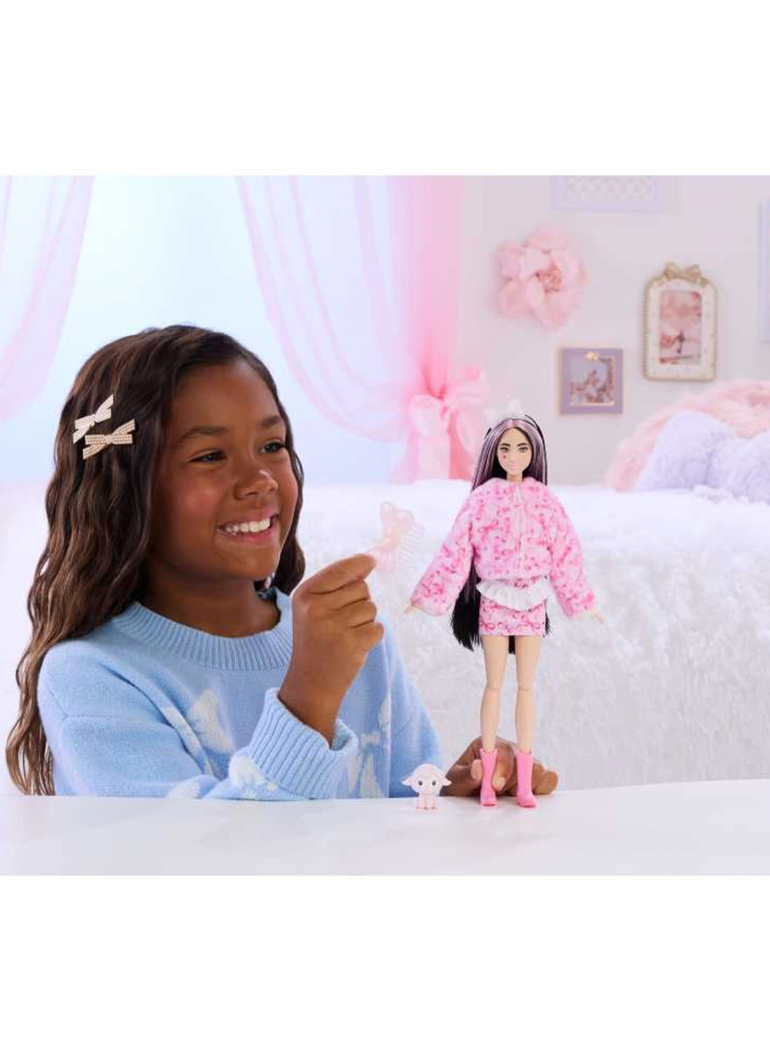Barbie Cutie Reveal Cuddly Series - Lamb 10 Surprises Color Change