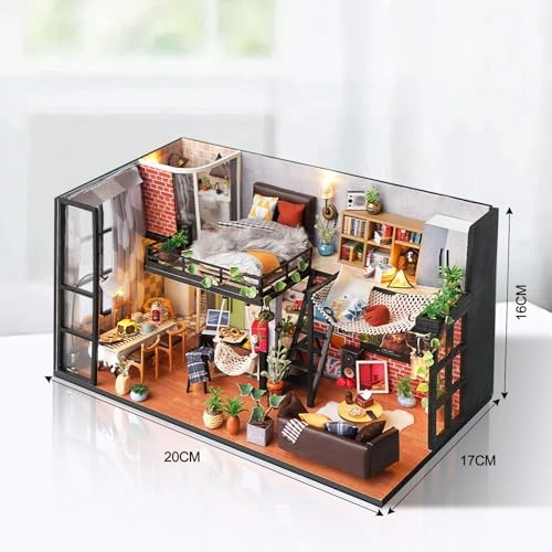 Miniature Dollhouse Kit - DIY Assembly Required