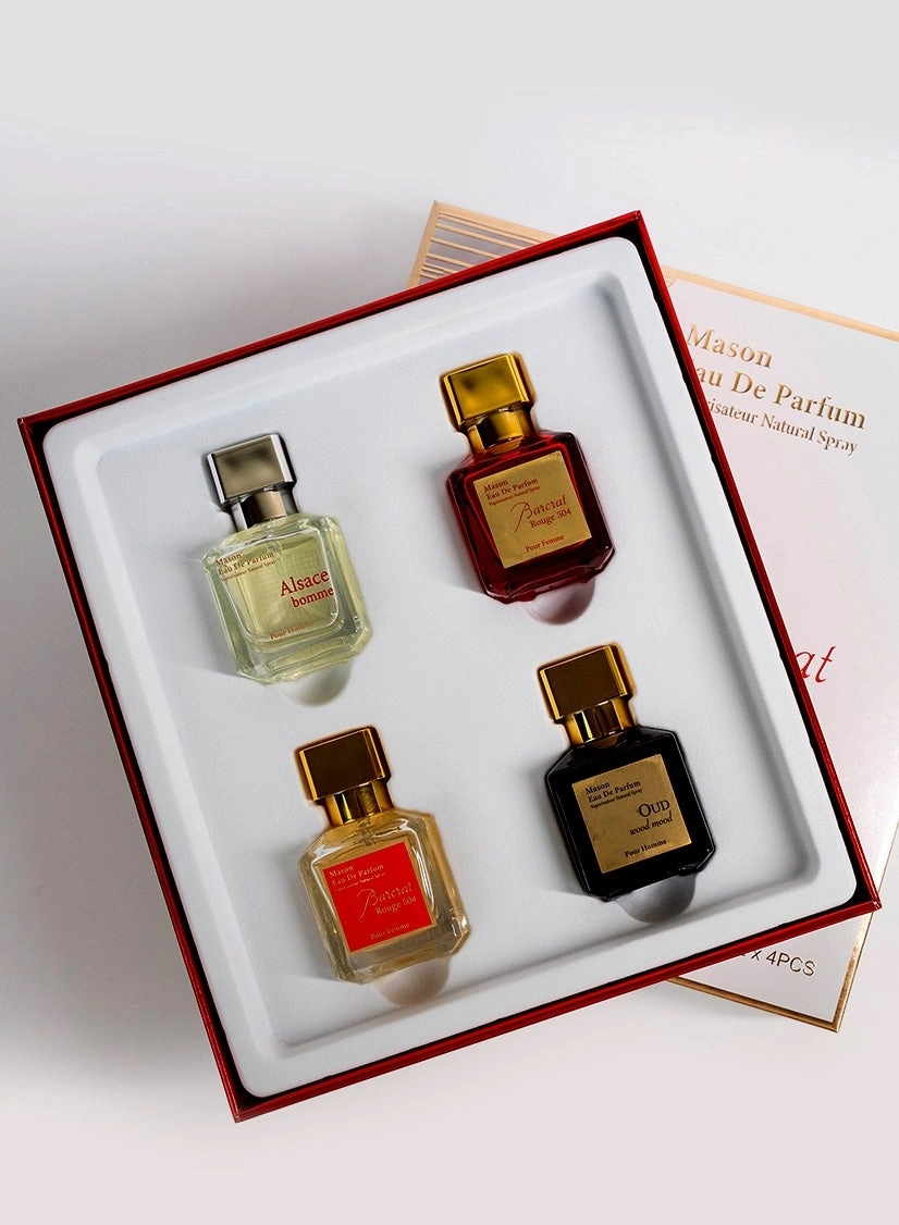 MASON Barcrat Rough 504 + Oud Wood Mood + Alsace Bomme - Eau De Parfum 4 x 30ml