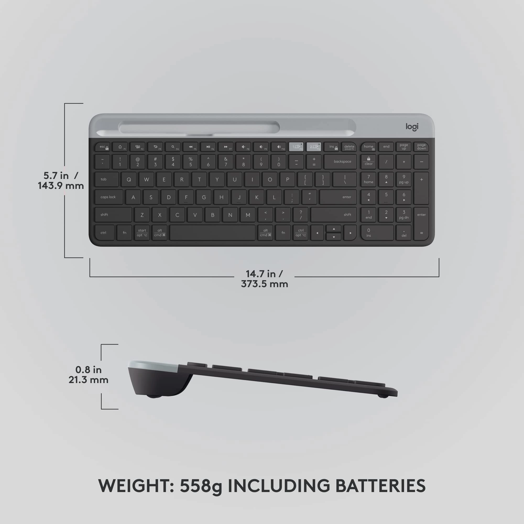K585 - QWERTY Bluetooth