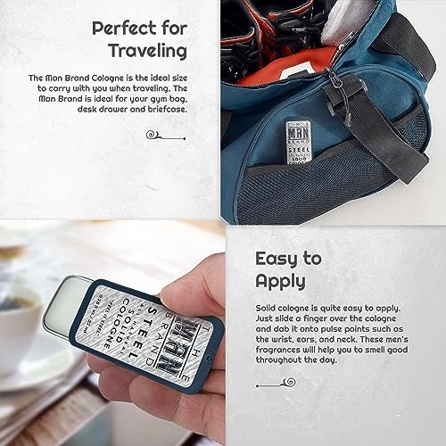 Steel Solid Cologne - 0.75 oz