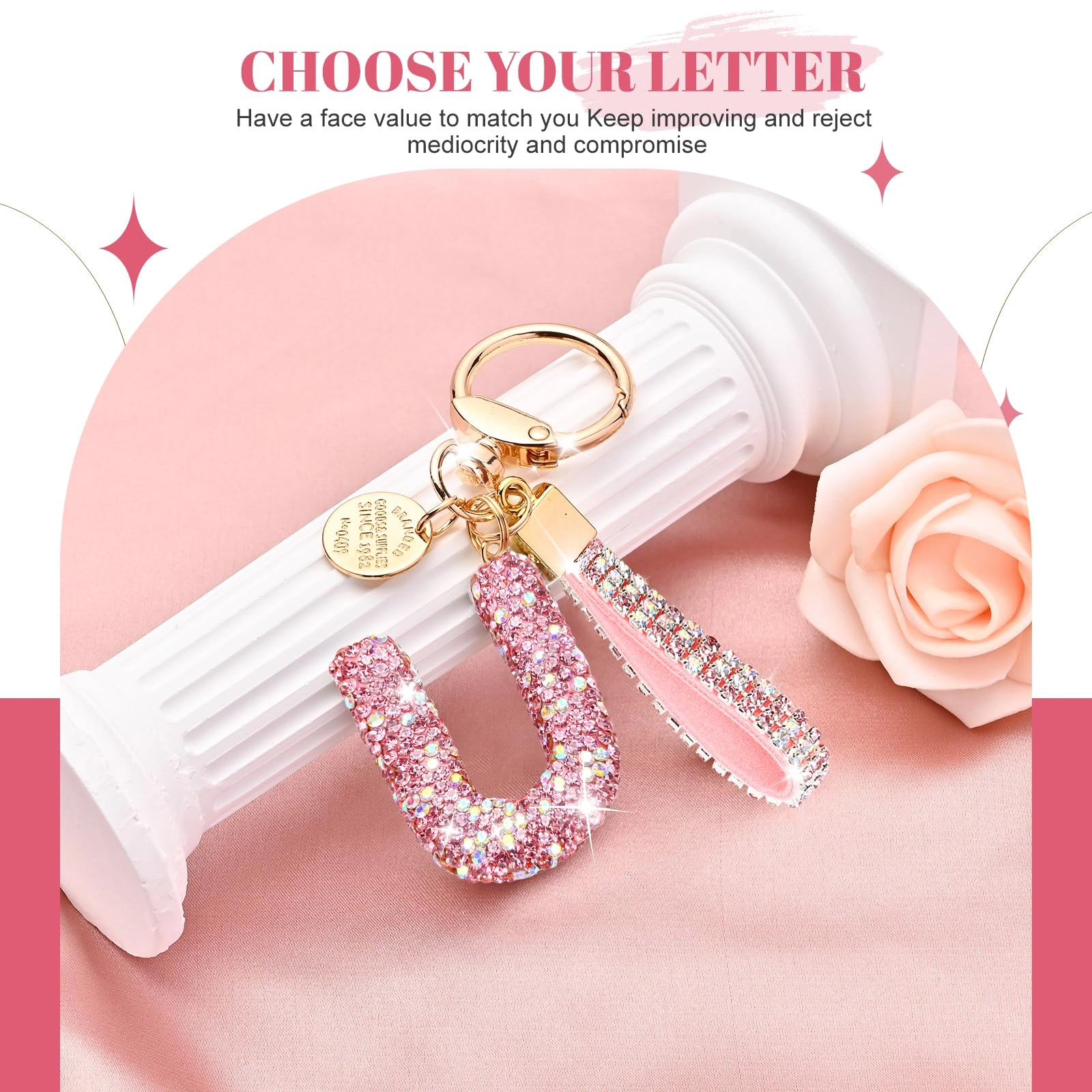 Initial Letter Keychain