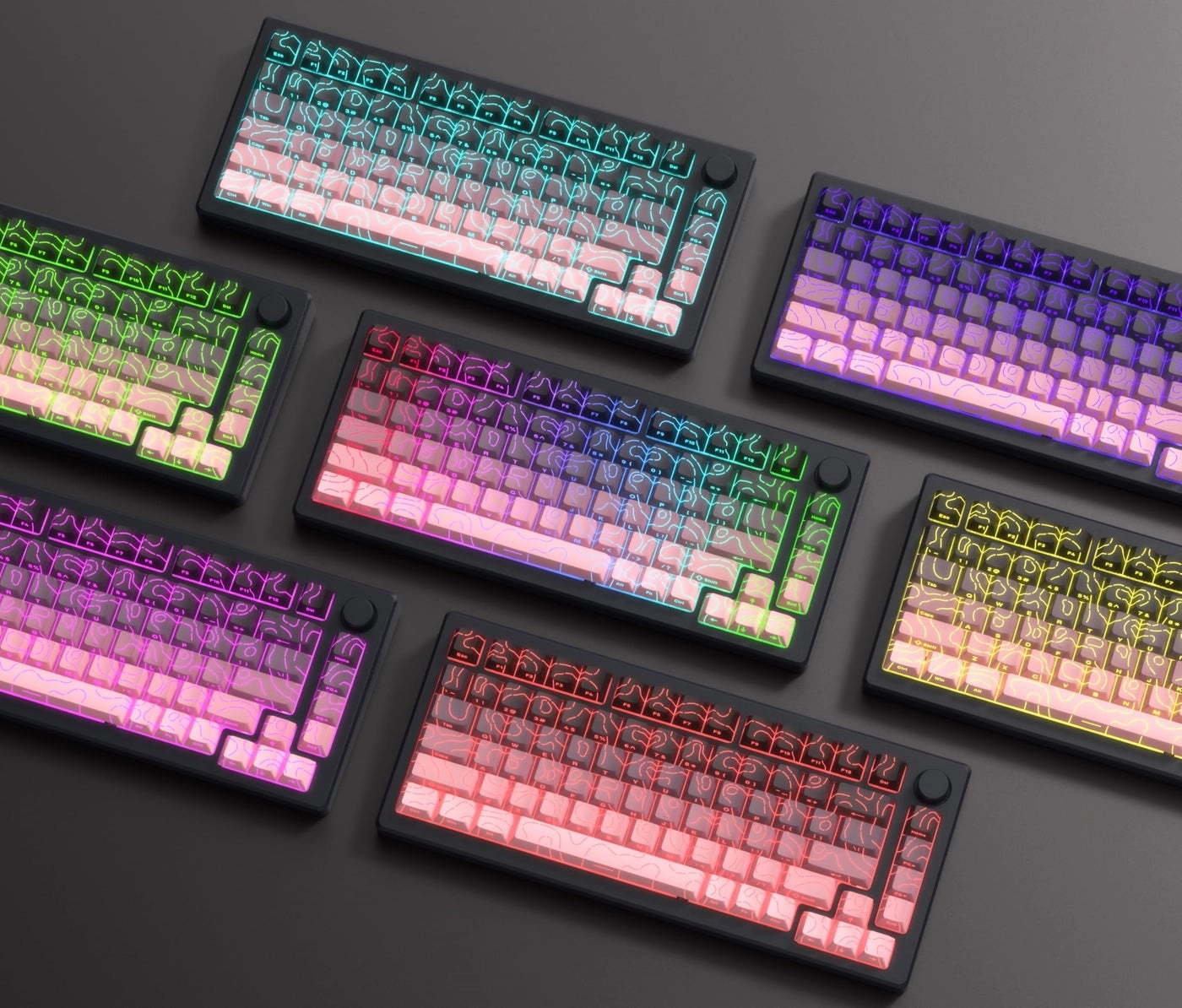 Double Shot PBT keycaps - XDA Profile 134keys