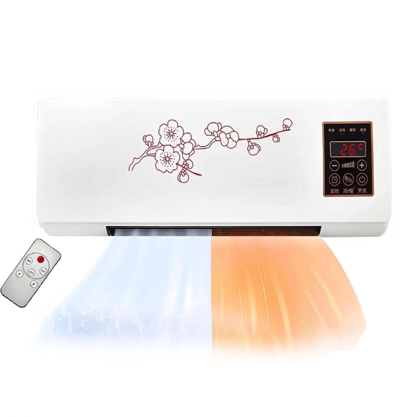 TEHONGMAI 2 in 1 Cold Warm Split Portable Air Conditioner - 1800W