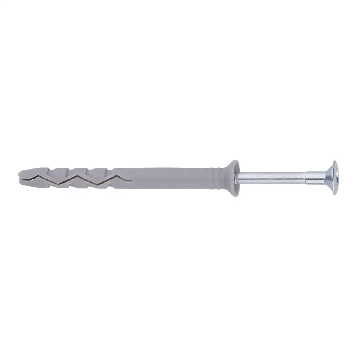 Diall Nylon & Steel Hammer Fixing Pack - L. 8 cm Dia. 0.6
