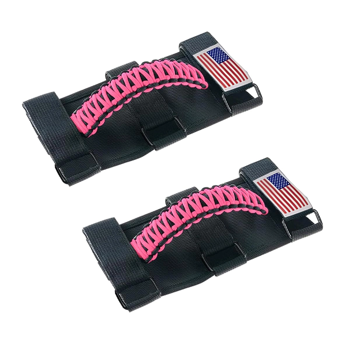 Roll Bar Grab Handles - Pink 2 Count