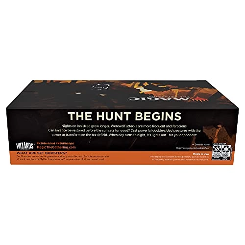 Magic: The Gathering Innistrad: Midnight Hunt Set Booster Box - English 360pcs