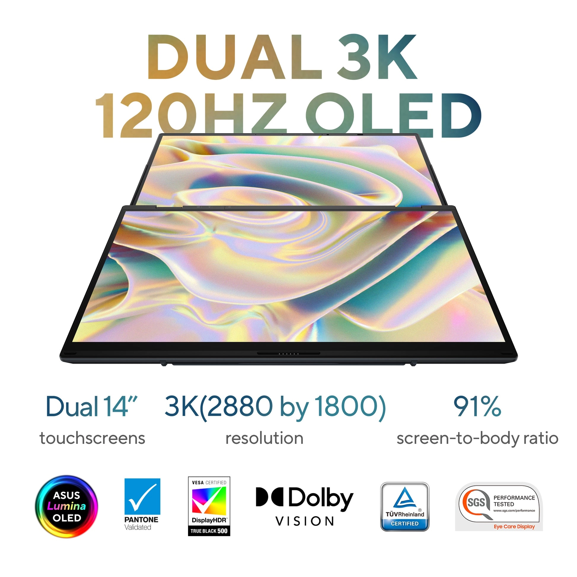 Zenbook DUO UX8406CA - 14'' Core Ultra 7 255H 32GB DDR5 1TB SSD