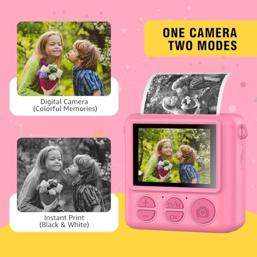 Z12 - Instant Print Camera 1080P Pink