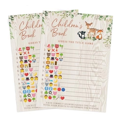 Woodland Baby Shower Game - 50 piece(s)