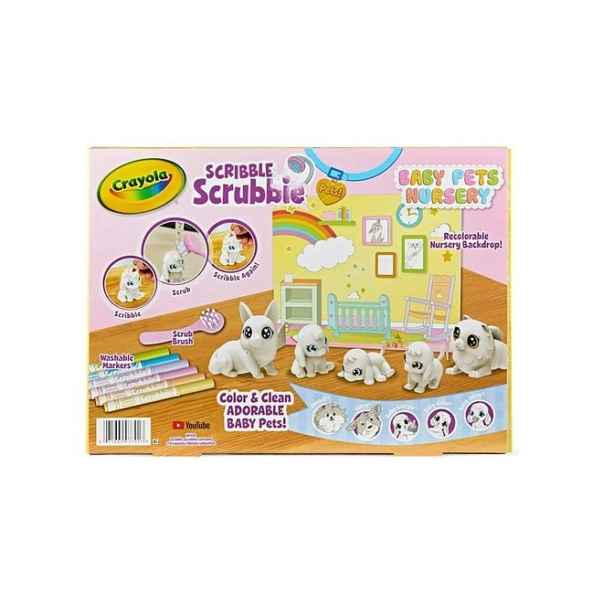Scribble Scrubbie Pets - 3+ years 12 pcs