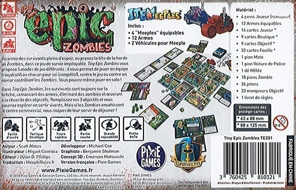 Tiny Epic Pirates: of Amdiak + Blumie Decals (French)