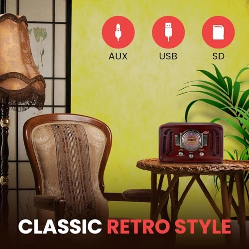 PUNP34BT - Retro Wireless Bluetooth Radio