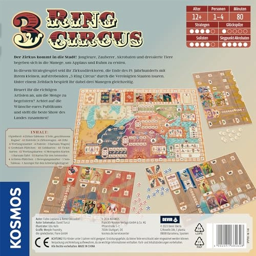 3 Ring Circus - Strategy Game (German)