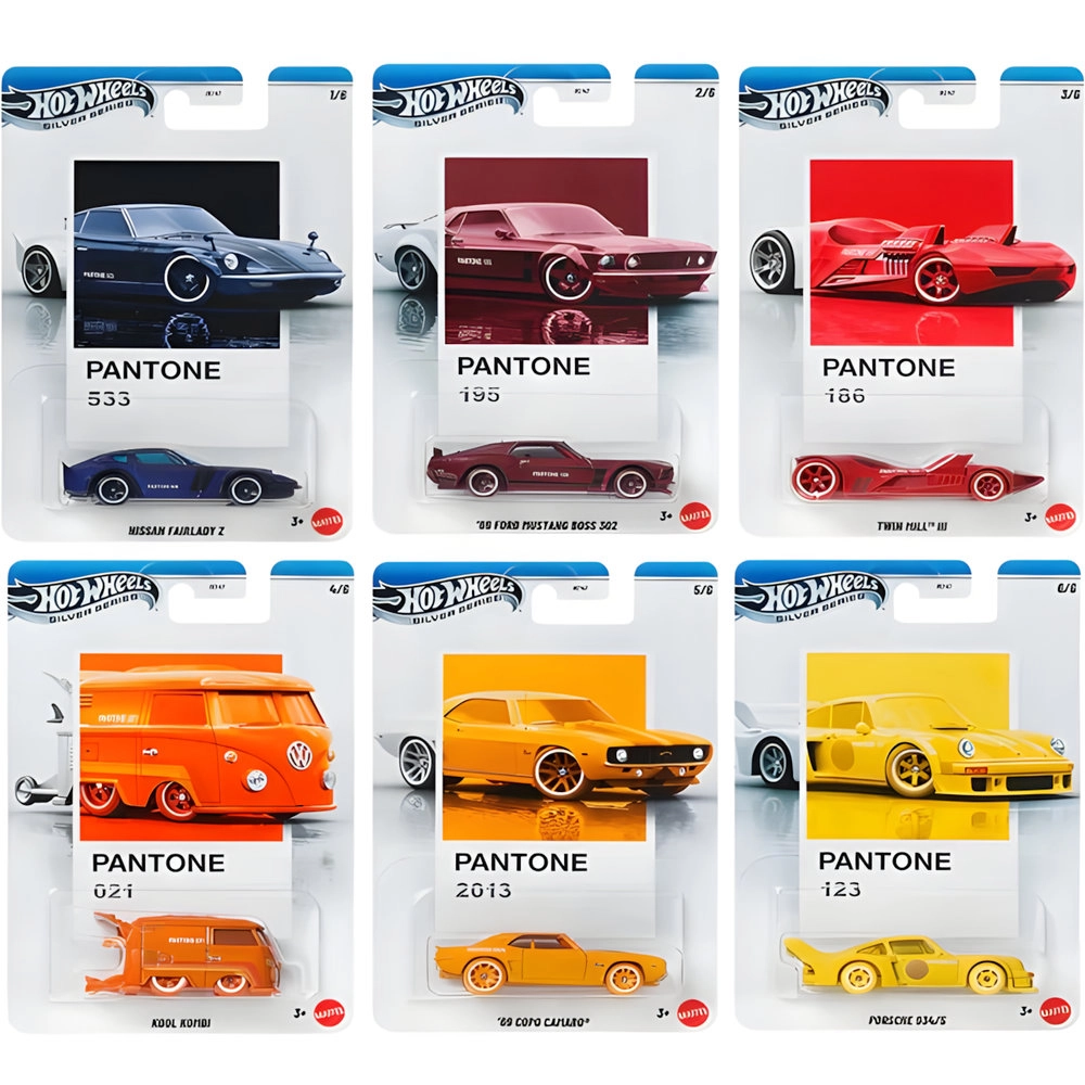 Hot Wheels Silver Series Pantone Vehicle Assortment - 1:64