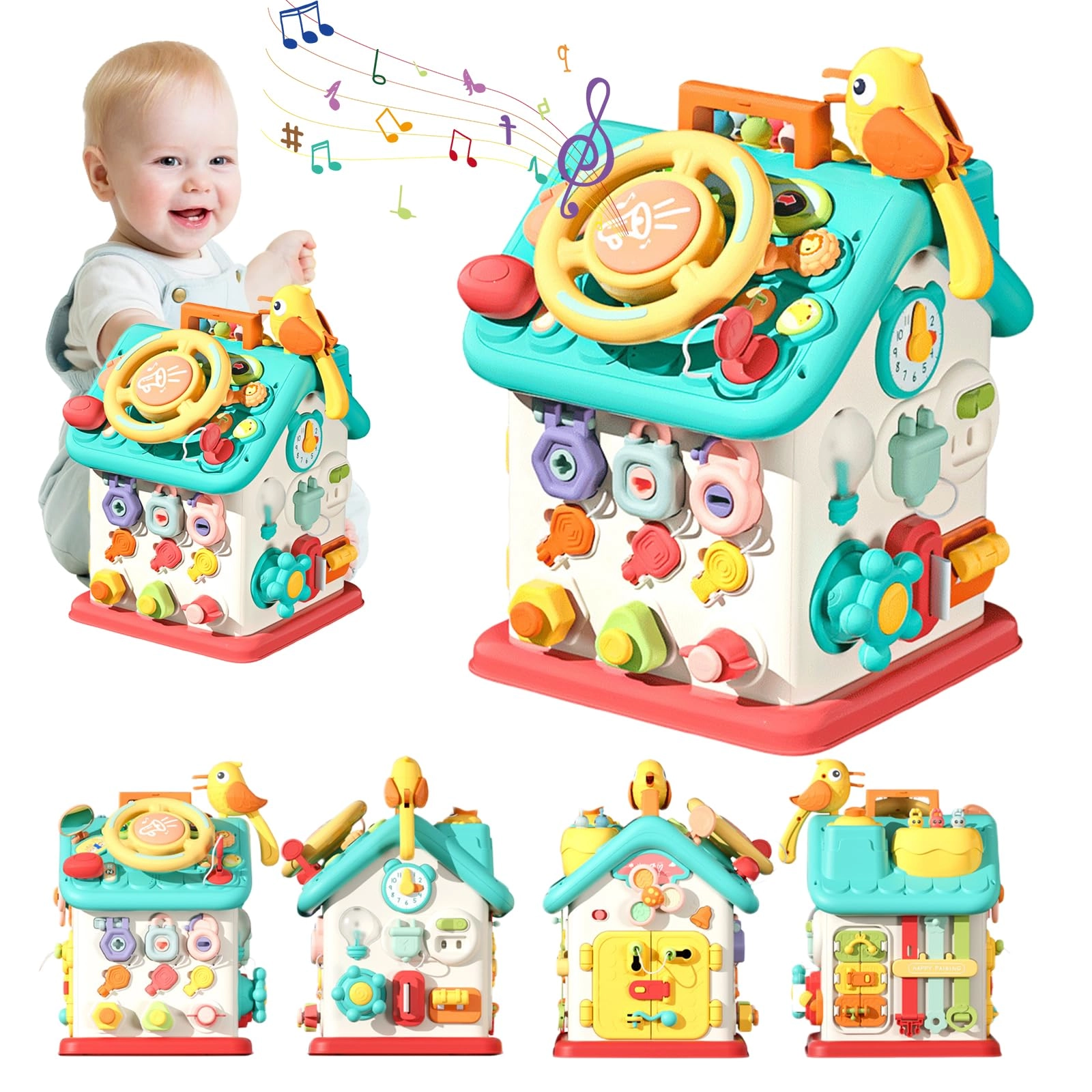 TOYBY Montessori Busy Board - 1-3 years