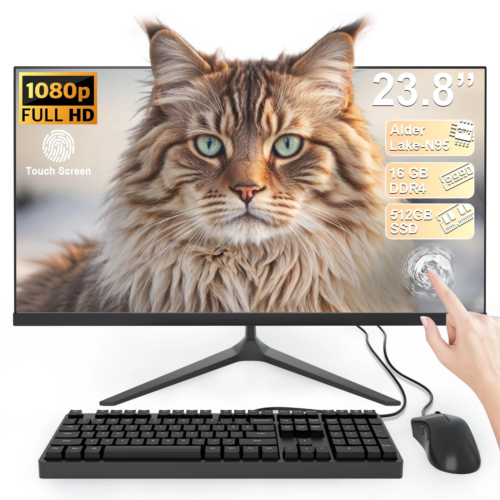 sukotop all-in-one pc - 16 GB 23.8 inch Alder Lake-N95