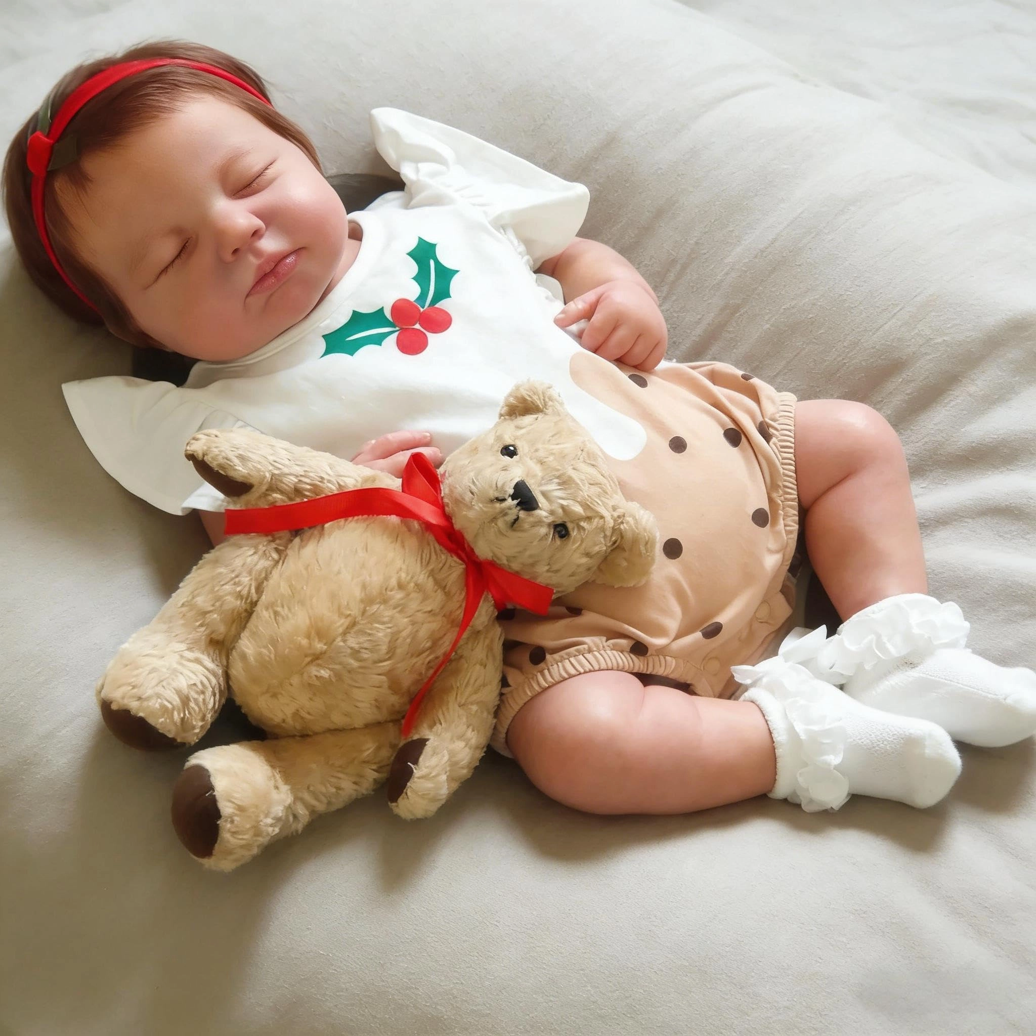 LOULOU Reborn Baby Doll - 20 Inch Vinyl Girl Ages 3+