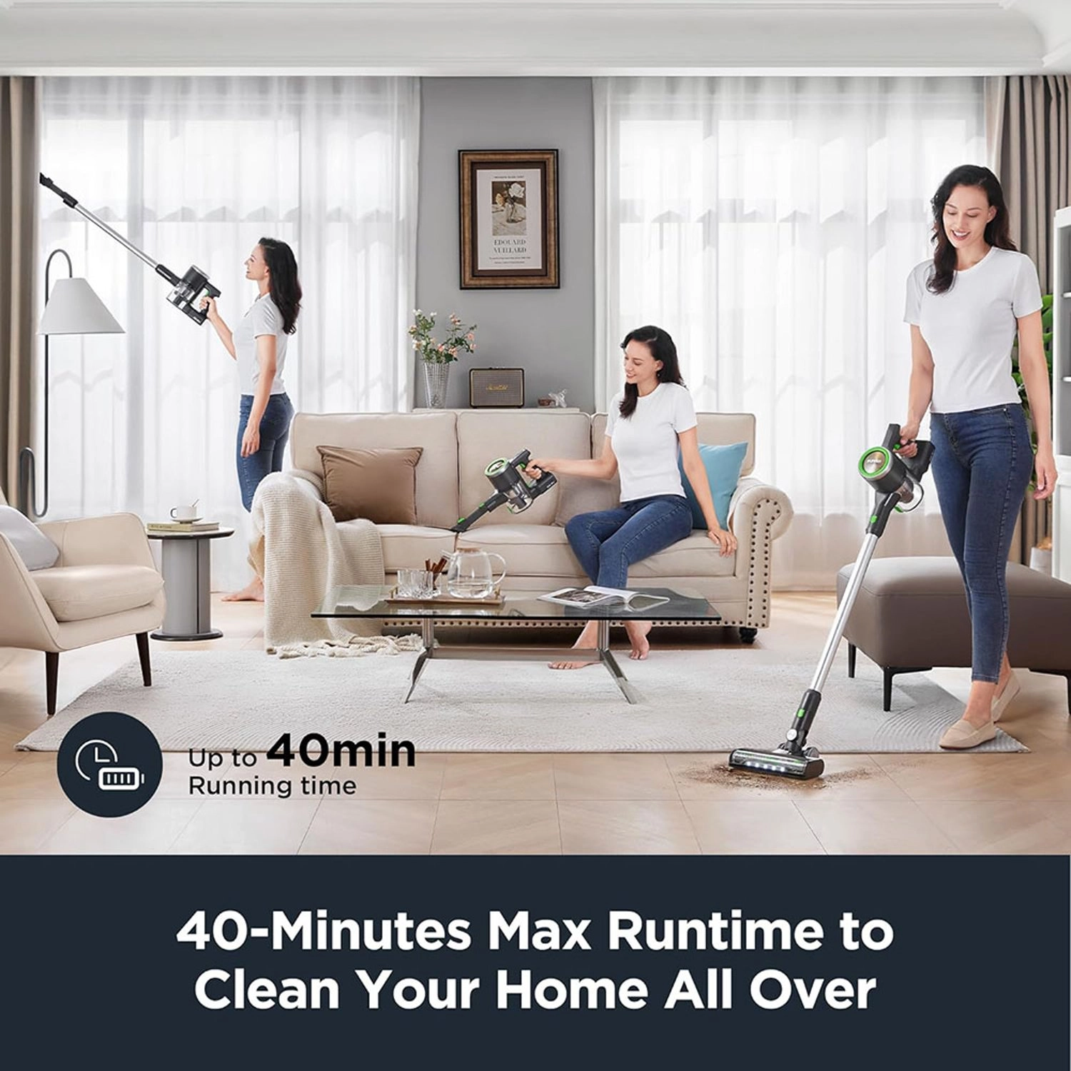 AK7 - Stick Vacuum Cleaner 40 minutes