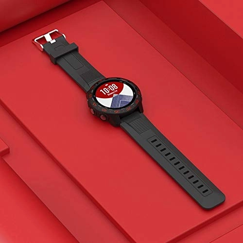 Protective Case for Garmin Forerunner 245 / 245M - TPU Black+Red