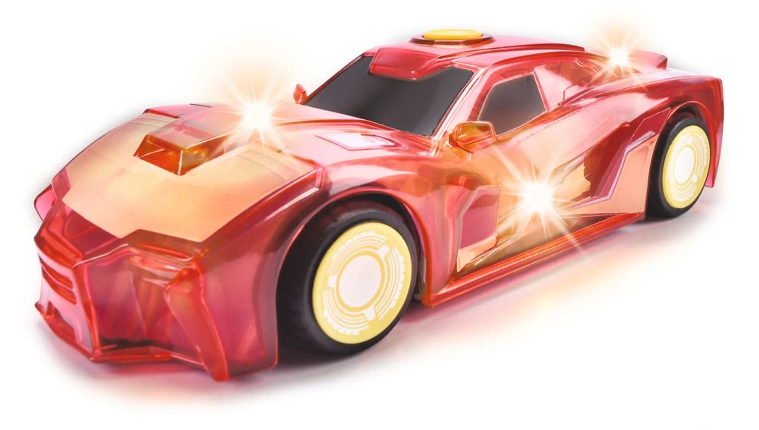 Light Hero Iron Man Car - 15 cm Friction Drive