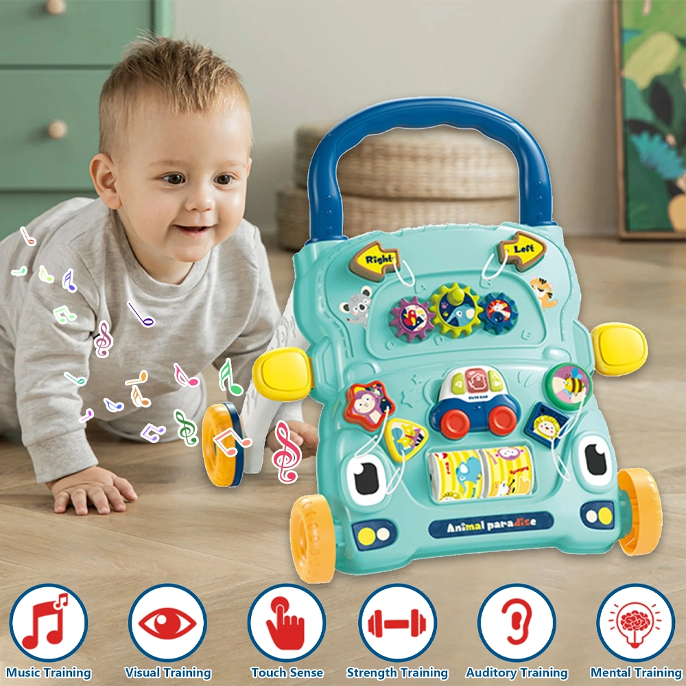 Rolling Ball Walker - Light And Music + Baby Drawing Mat