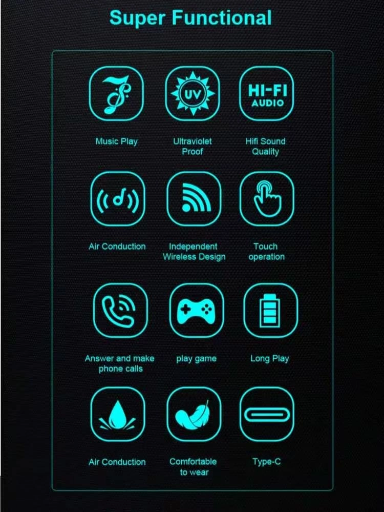 Z342 - Smart Glasses Open-Ear Audio Bluetooth Sunglasses