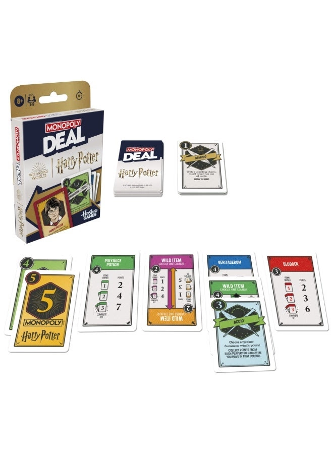 Monopoly Deal: HARRY POTTER - Card Game