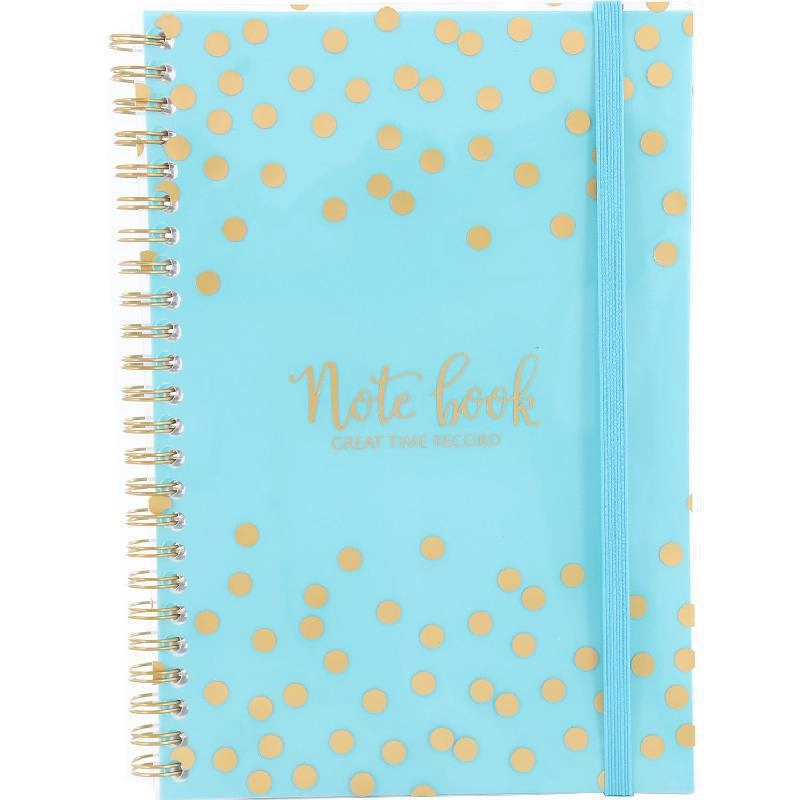 Notebook 19 X 26 cm Spiral - Grid 100 Sheets